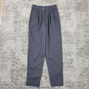 Vintage McDonald’s Uniform Pants Women's 28x30 Gray Pleated Employee 80s